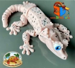 3D Printed Crested Gecko (Pink Chip/Dalmatian) 500052
