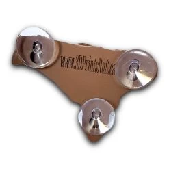 3D Printed Dual 0.5oz Cup Feeding Ledge (Earth Brown) -Repti Life Shop 3dprintsrus 3d printed dual 0.5oz cup feeding ledge earth brown 70091.1678295568