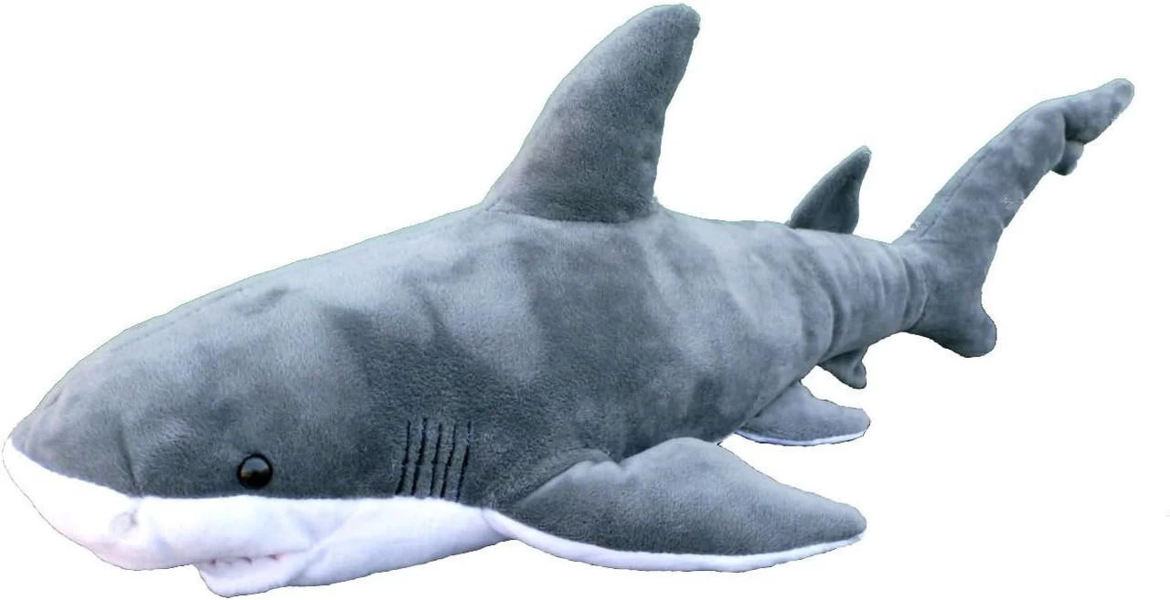 Bruce The Bull Shark Plush Stuffed Animal Toy 19" 1 Bruce The Bull Shark Plush Stuffed Animal Toy 19"