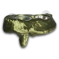 3D Printed Dual 0.5oz Cup Feeding Ledge (Olive/Bronze)