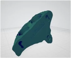 3D Printed Dual 0.5oz Cup Feeding Ledge (Olive/Bronze) -Repti Life Shop all things reptile 3d printed dual 0.5oz cup feeding ledge olivebronze 73454.1676649972