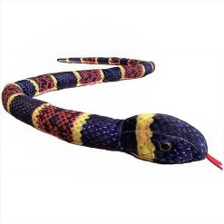 Coral Snake Stuffed Toy Plushie 6 FT
