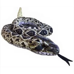 Diamondback Rattlesnake Stuffed Toy Plushie 6 FT