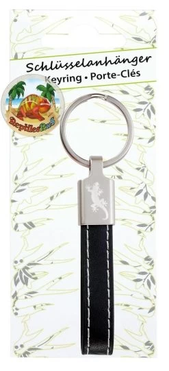 Leather Keyring "Gecko" -Repti Life Shop all things reptile leather keyring gecko 57370.1620678946