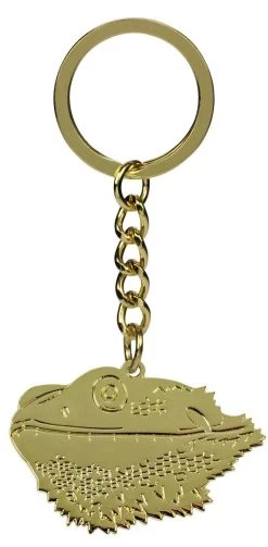 Metal Keyring “Bearded Dragon Head”