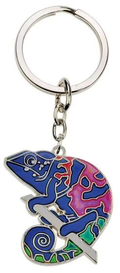 Mood Keyring "Chameleon" -Repti Life Shop all things reptile mood keyring chameleon 73238.1620672690