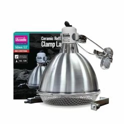 ARCADIA CERAMIC DOME REFLECTOR CLAMP LAMP 140mm / 5.5″ CDN/USA PLUG