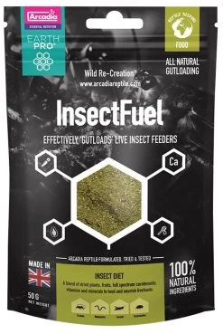 Arcadia EarthPro InsectFuel Insect Feed 250g ** See Note About Best Before Date