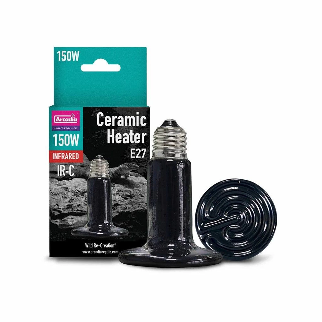 Arcadia IR Ceramic Heat Emitter 150W 1 Arcadia IR Ceramic Heat Emitter 150W