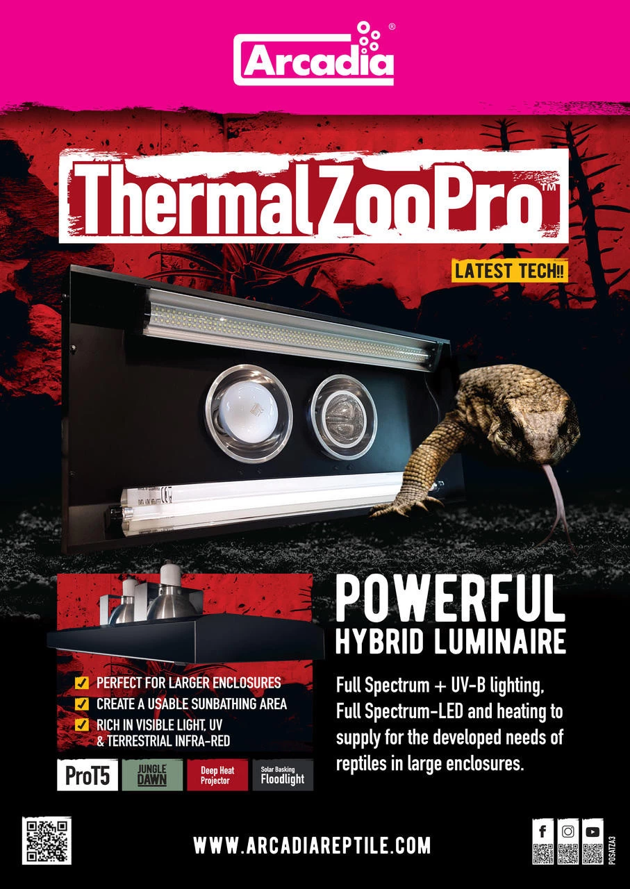 Arcadia ThermalZoo Pro (Pro T5 UVB 6% / JD LED 34W) 2 Arcadia ThermalZoo Pro (Pro T5 UVB 6% / JD LED 34W) - Image 2