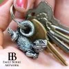 Bearded Dragon Keychain (Pewter) By Emily Burke