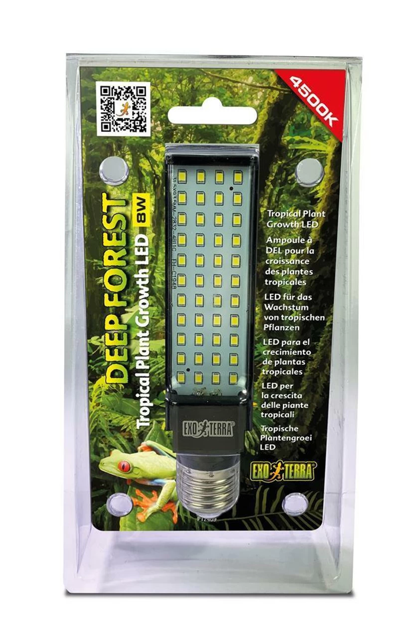 Exo Terra Deep Forest Tropical Plant Growth LED - 8W (4500K) 1 Exo Terra Deep Forest Tropical Plant Growth LED - 8W (4500K)