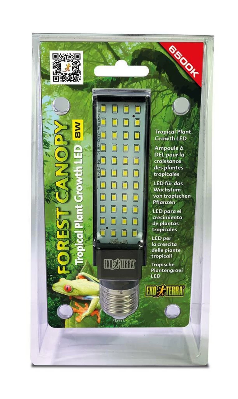 Exo Terra Forest Canopy Tropical Plant Growth LED - 8W (6500K) 1 Exo Terra Forest Canopy Tropical Plant Growth LED - 8W (6500K)