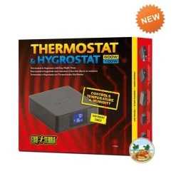 Exo Terra Thermostat (600W) & Hygrostat (100W) With Day/Night Timer