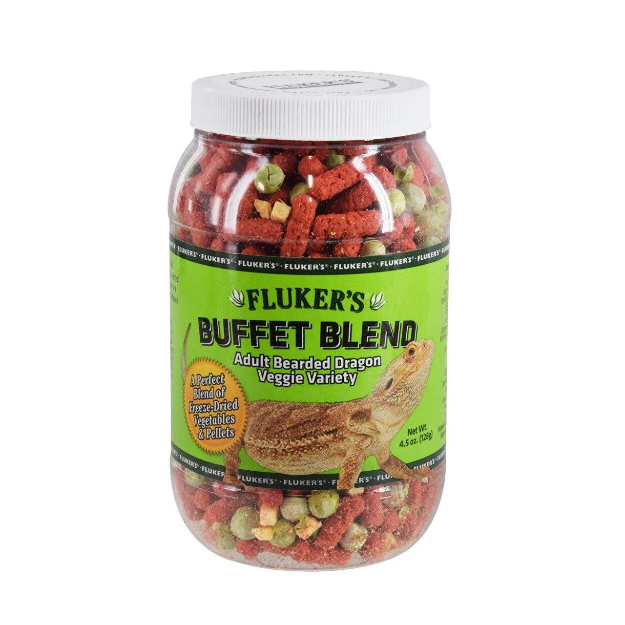 Fluker's Buffet Blend Veggie Variety For Adult Bearded Dragons - 4.5 Oz 1 Fluker's Buffet Blend Veggie Variety For Adult Bearded Dragons - 4.5 Oz