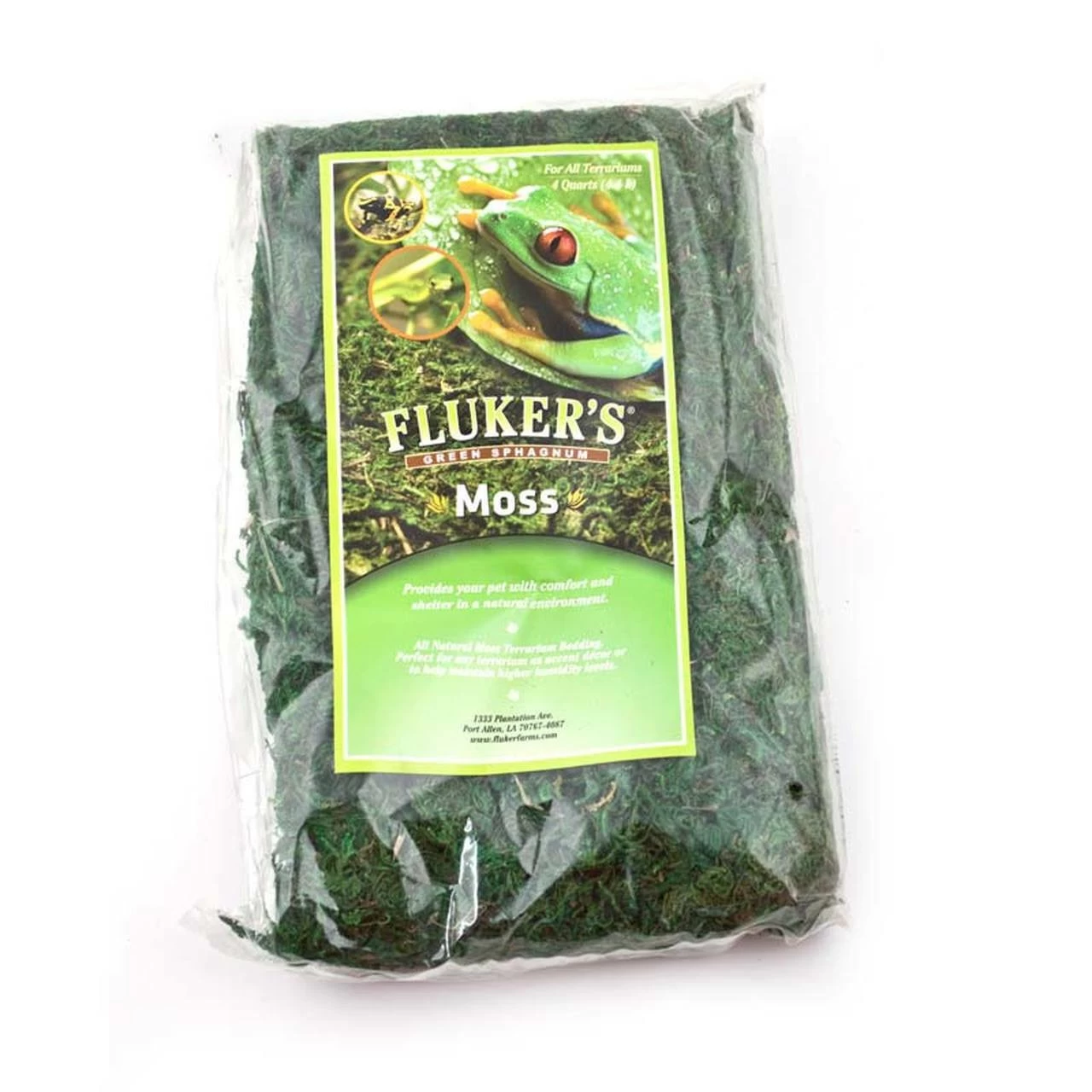 Fluker's Green Sphagnum Terrarium Moss (8 Quart) 1 Fluker's Green Sphagnum Terrarium Moss (8 Quart)