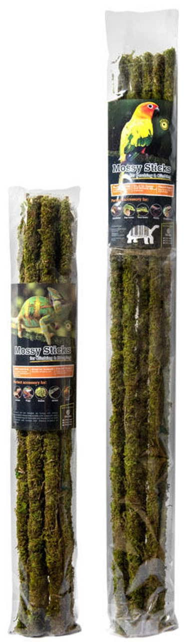 Galapagos Mossy Sticks For Climbers In All Terrariums 18in 1 Galapagos Mossy Sticks For Climbers In All Terrariums 18in