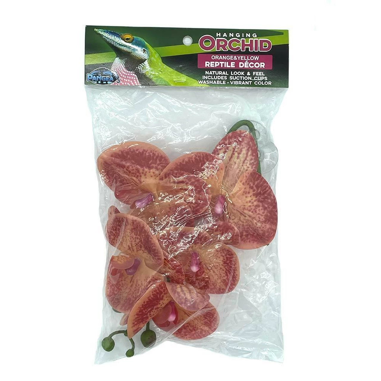 PANGEA HANGING ORCHIDS - ORANGE/YELLOW 2 PANGEA HANGING ORCHIDS - ORANGE/YELLOW - Image 2