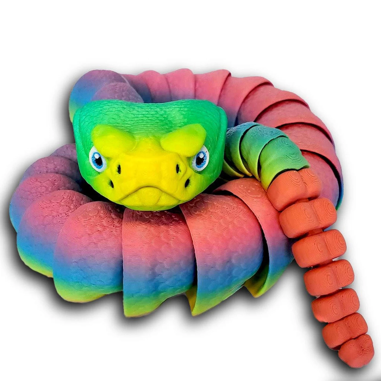 3D Printed Articulated Rattle Snake 500040 2 3D Printed Articulated Rattle Snake 500040 - Image 2