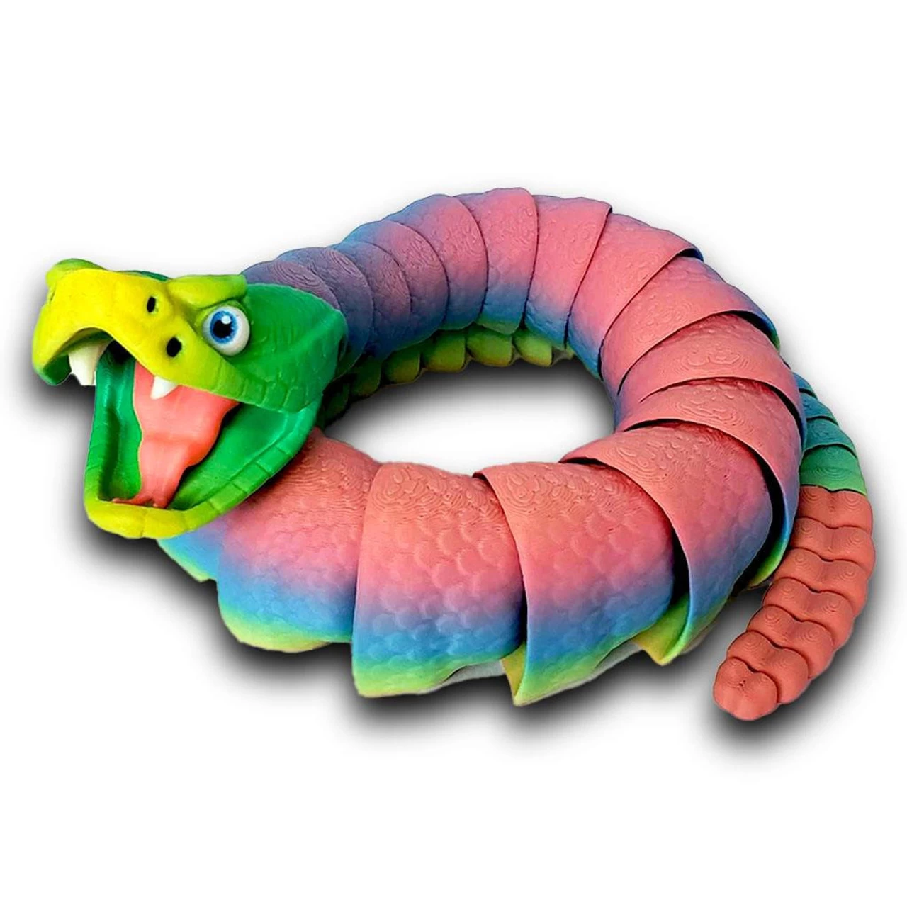 3D Printed Articulated Rattle Snake 500040 3 3D Printed Articulated Rattle Snake 500040 - Image 3