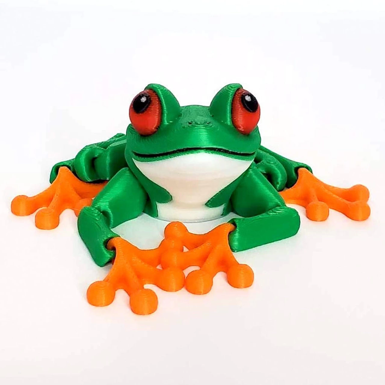 3D Printed Red Eyed Tree Frog (Arcticulating) 500036 2 3D Printed Red Eyed Tree Frog (Arcticulating) 500036 - Image 2