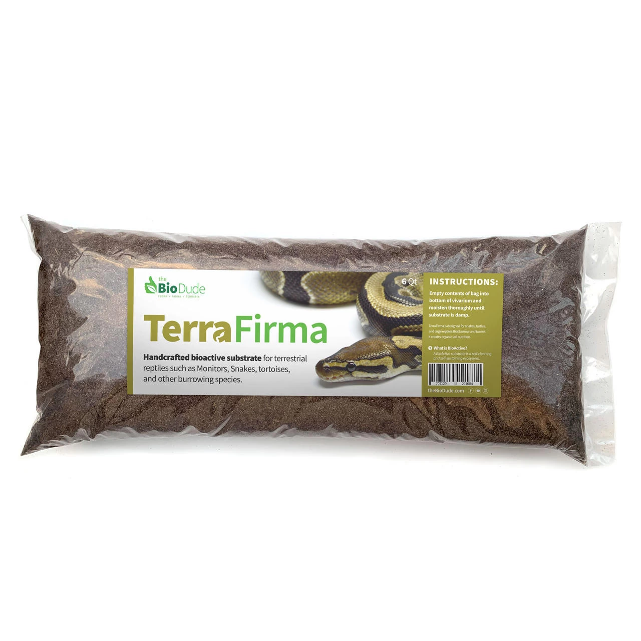 The BioDude Terra Firma Substrate (6 Quart) 1 The BioDude Terra Firma Substrate (6 Quart)