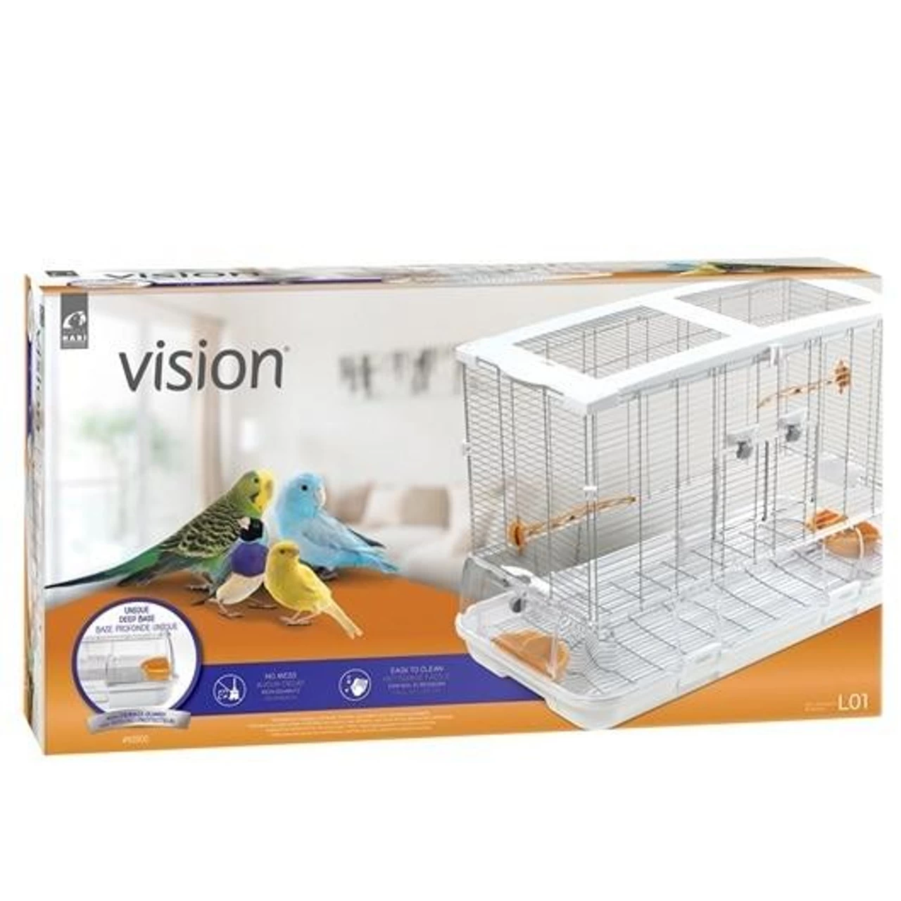 Vision Bird Cage For Large Birds - Single Height 1 Vision Bird Cage For Large Birds - Single Height