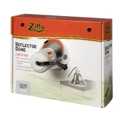 Zilla Reflector Dome - Silver - 5.5" -Repti Life Shop zilla zilla reflector dome silver 5.5 33716.1620939364