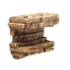 Zilla Rock Feeding Ledge 10.5 X 4.625 X 7" -Repti Life Shop zilla zilla rock feeding ledge 10.5 x 4.625 x 7 02445.1676663394