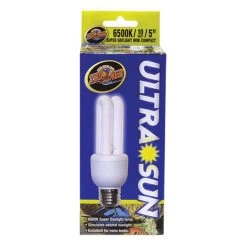 Zoo Med 6,500K Ultra Sun Mini Compact Fluorescent Lamp, 10w, 5"