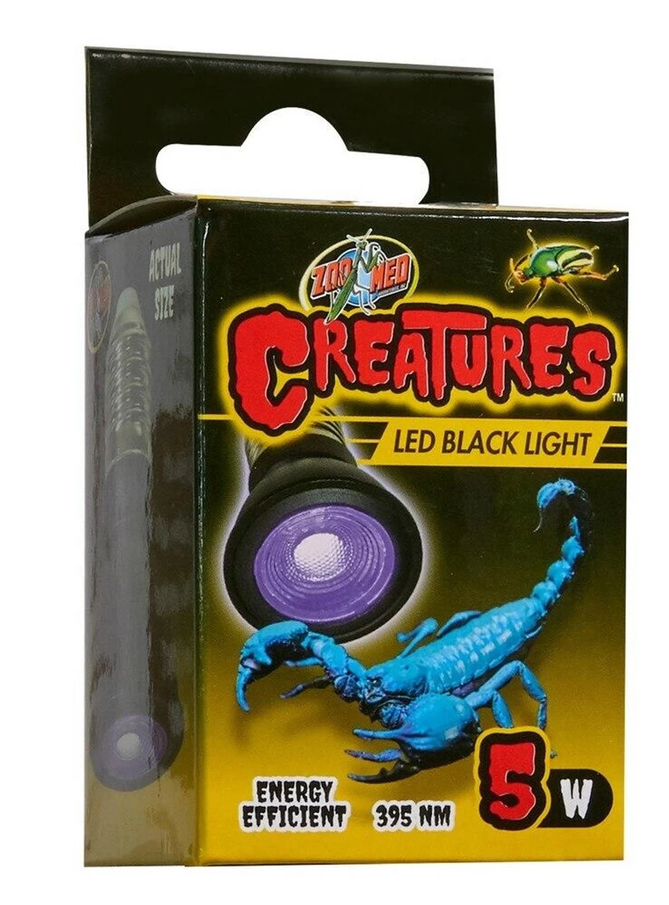 Zoo Med Creatures LED Black Light Bulb 5w 1 Zoo Med Creatures LED Black Light Bulb 5w