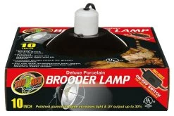 Zoo Med Deluxe Porcelain Clamp Lamp 10" (Brooder)