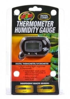 Zoo Med Digital Combo Thermometer Humidity Gauge / Hygrometer