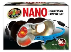 Zoo Med Nano Combo Dome Lamp Fixture - 80 W Max